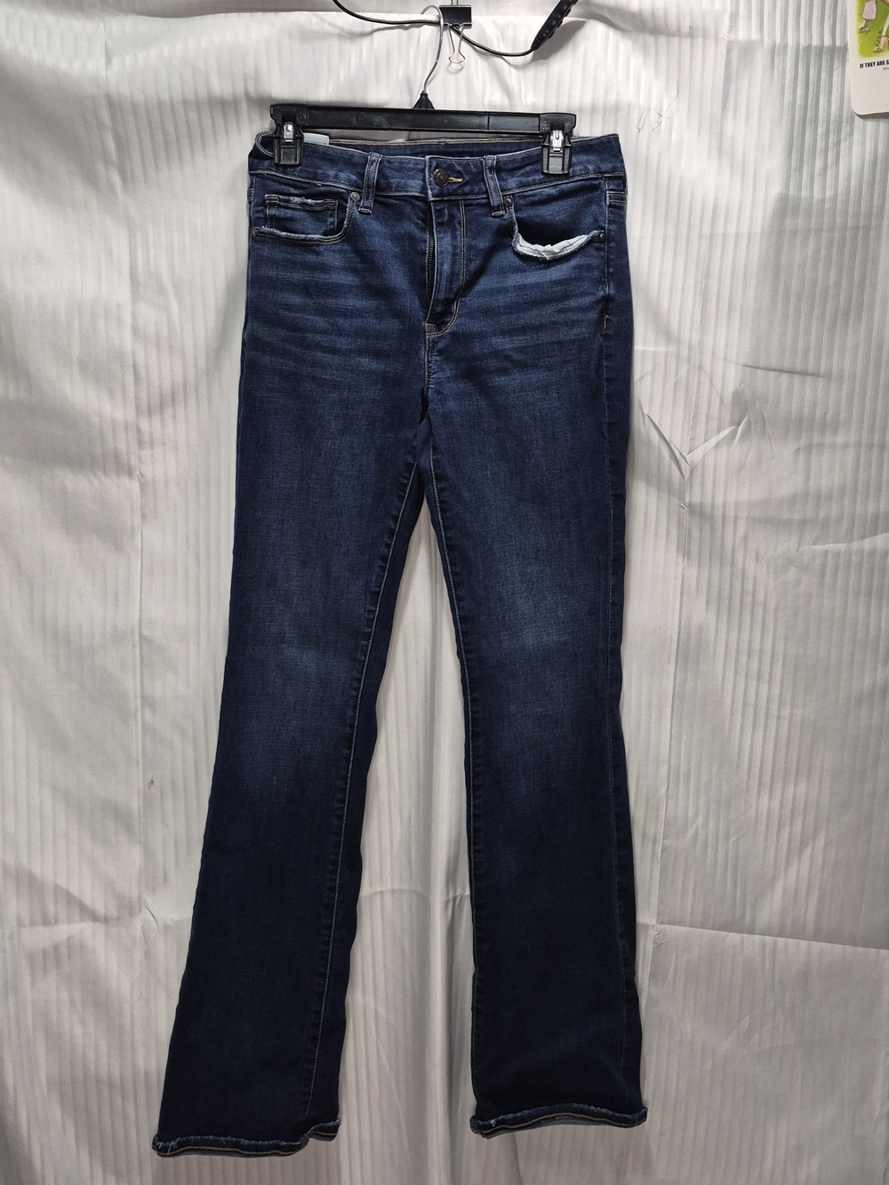 American Eagle Women's 4 Dark Blue Bootcut Flare Jeans – Stretch Bootcut Style